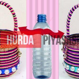 Plastik Bidondan Sepet Yapımı (5)
